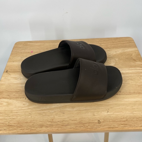 Alo expresso Brown Slide Sandals unisex - Picture 11 of 15